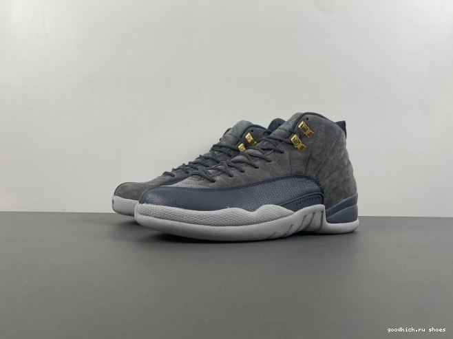 130690-005 12 RETRO mens AIR JORDAN GREY" "DARK 0731